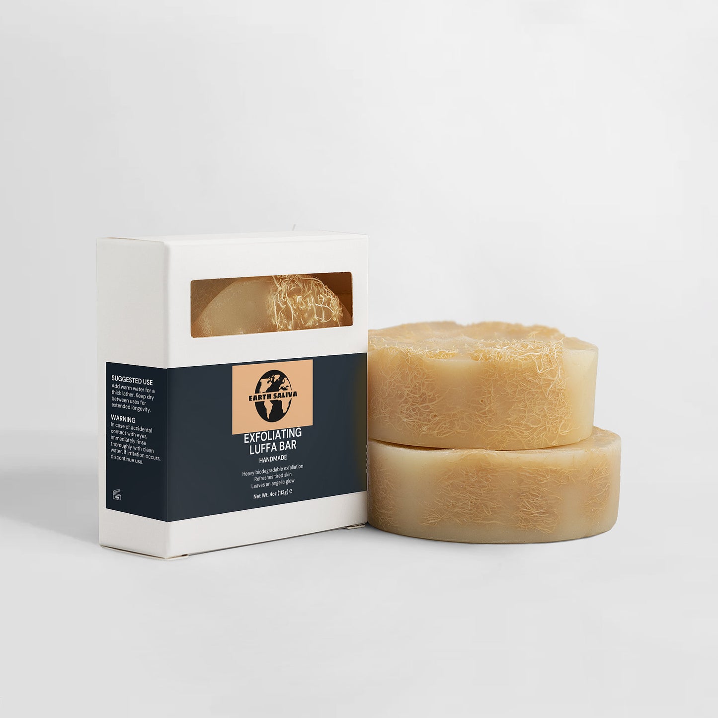 Earth Saliva: Exfoliating Luffa Bar