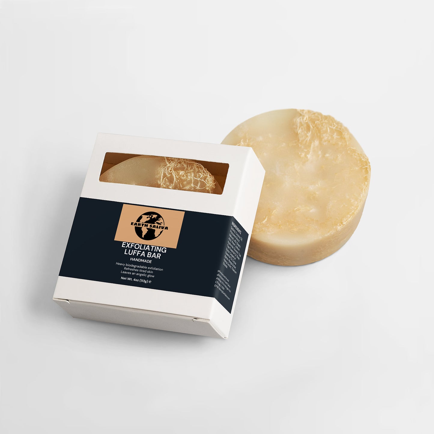 Earth Saliva: Exfoliating Luffa Bar