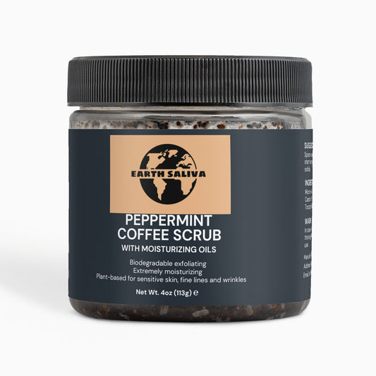 Earth Saliva: Peppermint Coffee Scrub