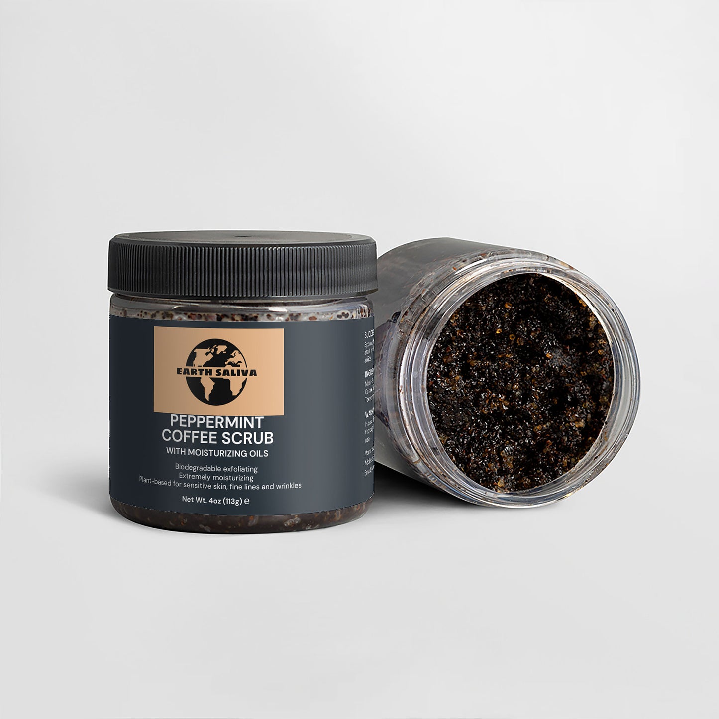 Earth Saliva: Peppermint Coffee Scrub