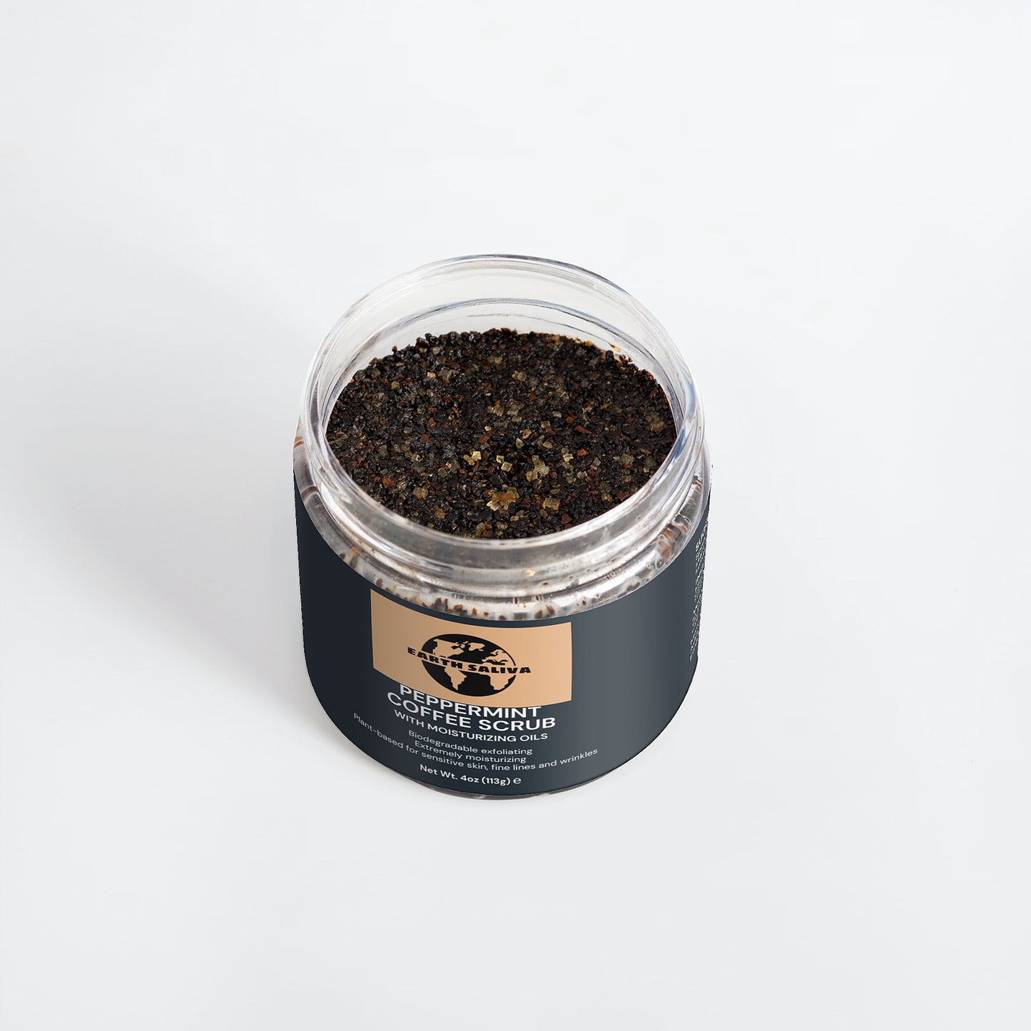 Earth Saliva: Peppermint Coffee Scrub