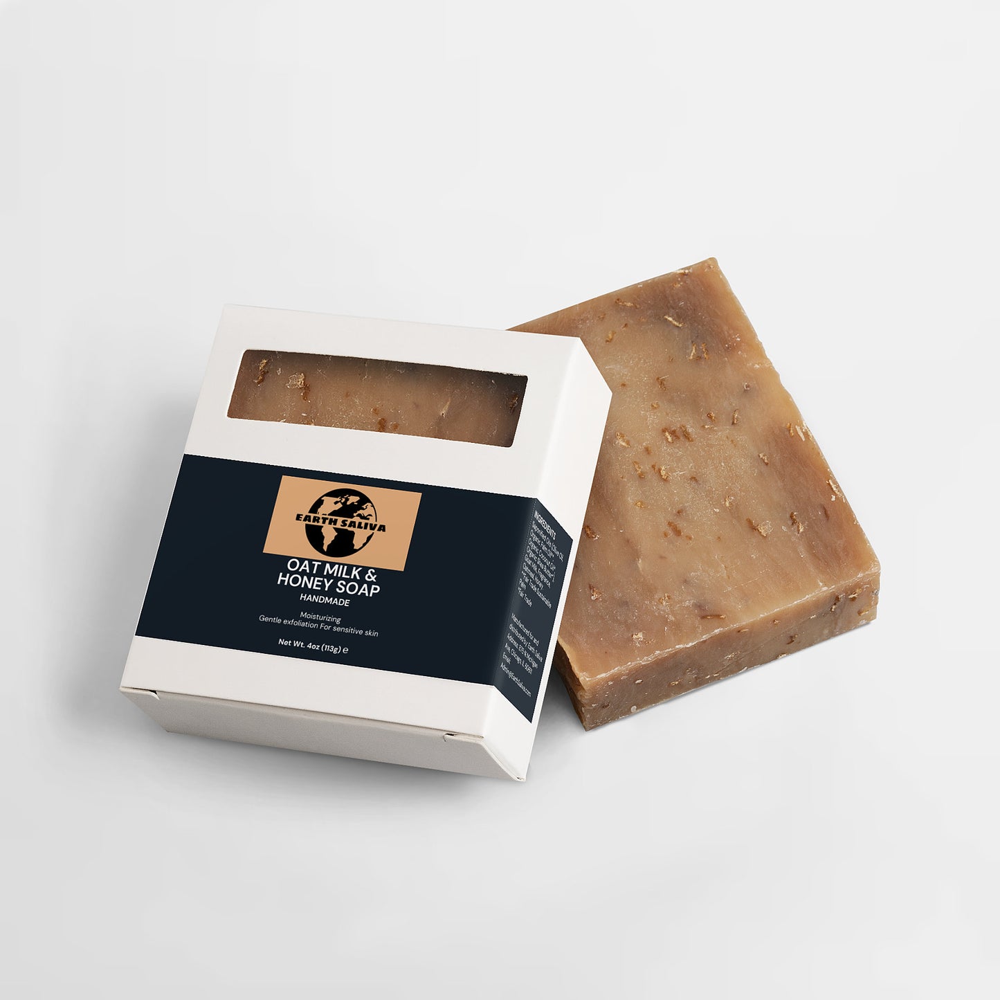 Earth Saliva: Oat Milk Honey Soap