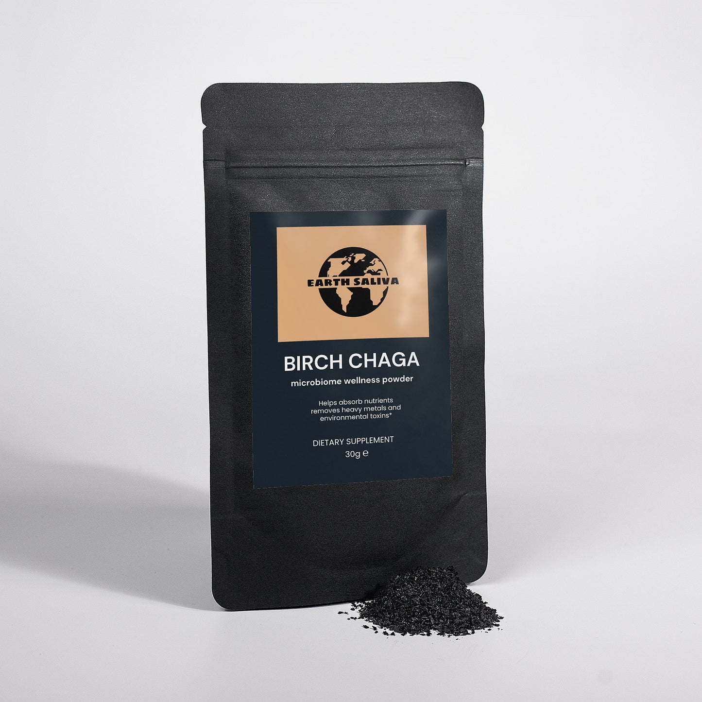 Earth Saliva: Birch Chaga Microbiome Wellness Powder