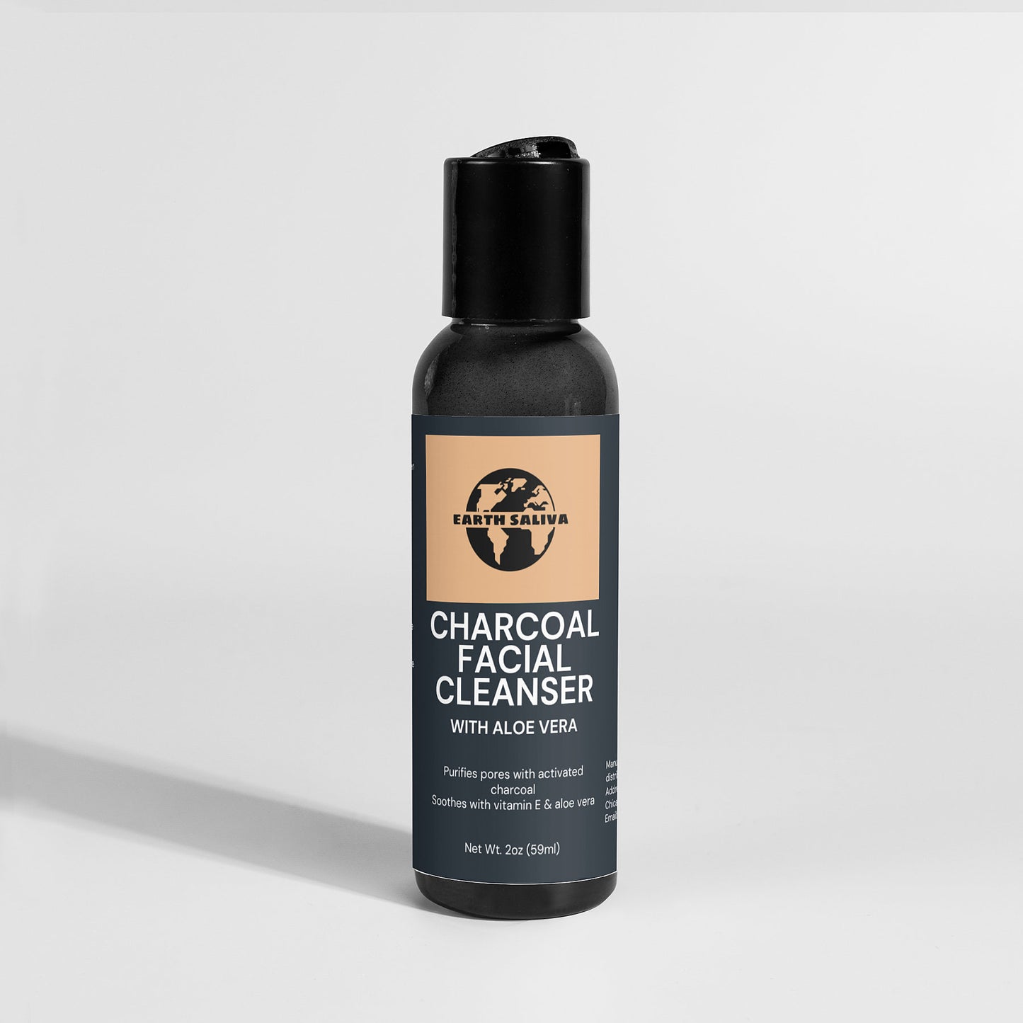 Earth Saliva: Charcoal Facial Cleanser