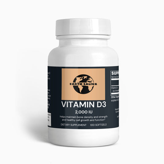 Earth Saliva: Vitamin D3 2,000 IU