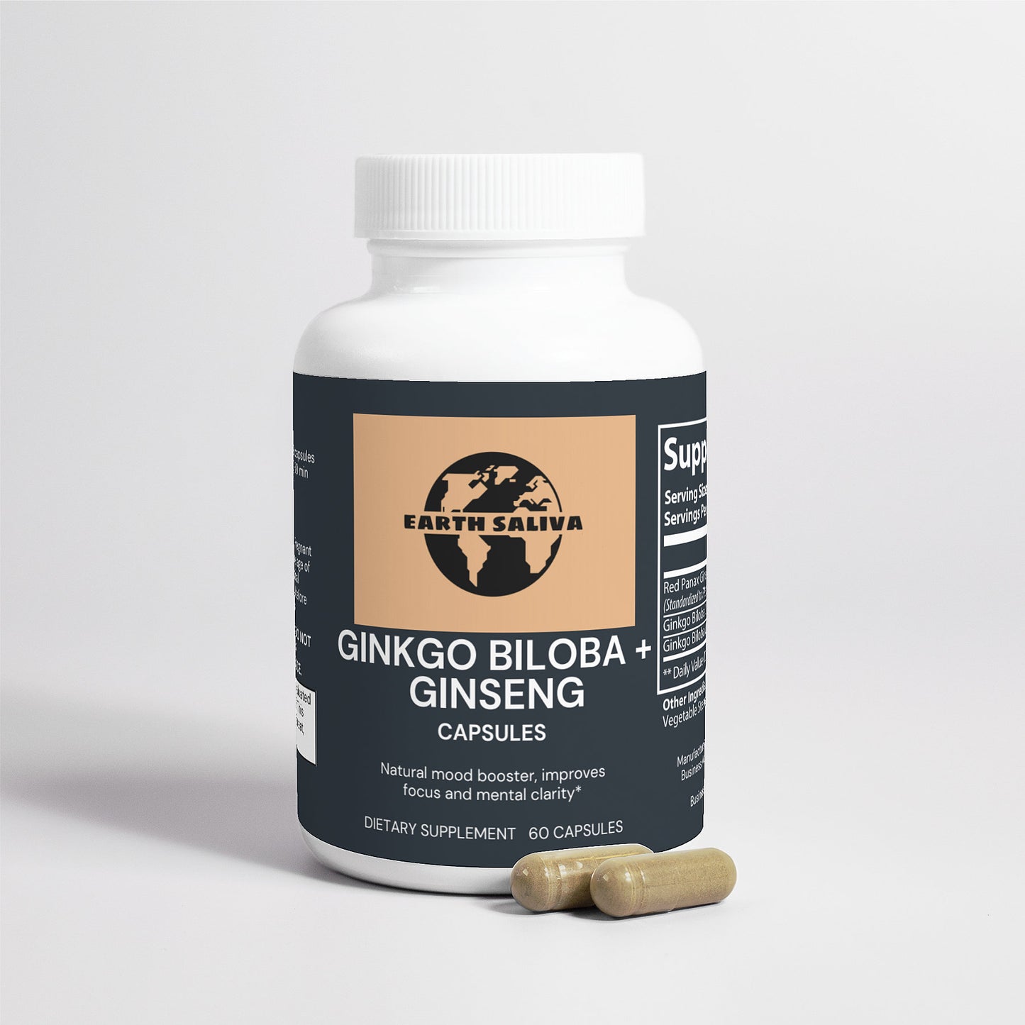 Earth Saliva: Ginkgo Biloba + Ginseng