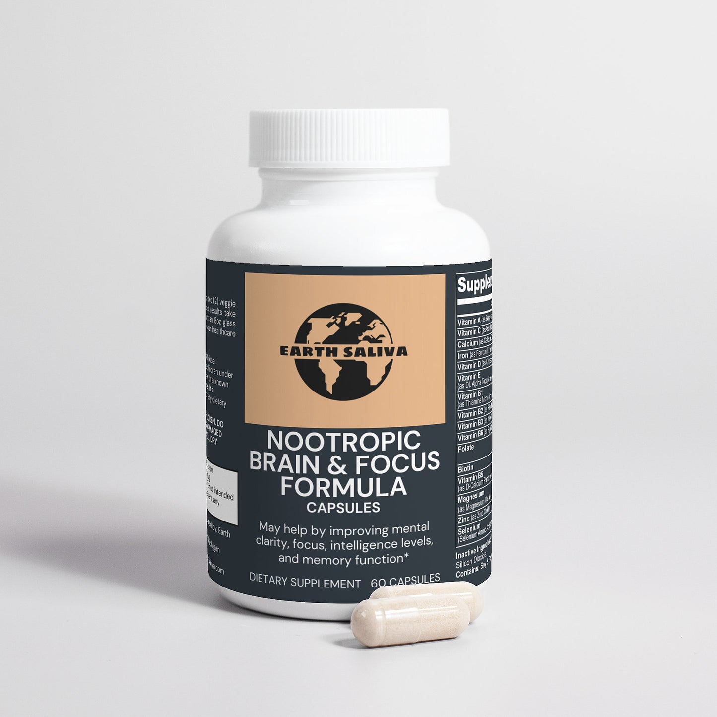 Earth Saliva: Nootropic Brain & Focus Formula