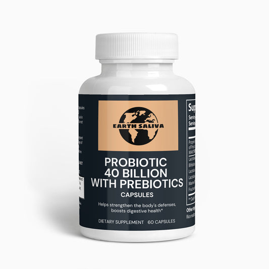 Earth Saliva: Probiotic 40 Billion with Prebiotics