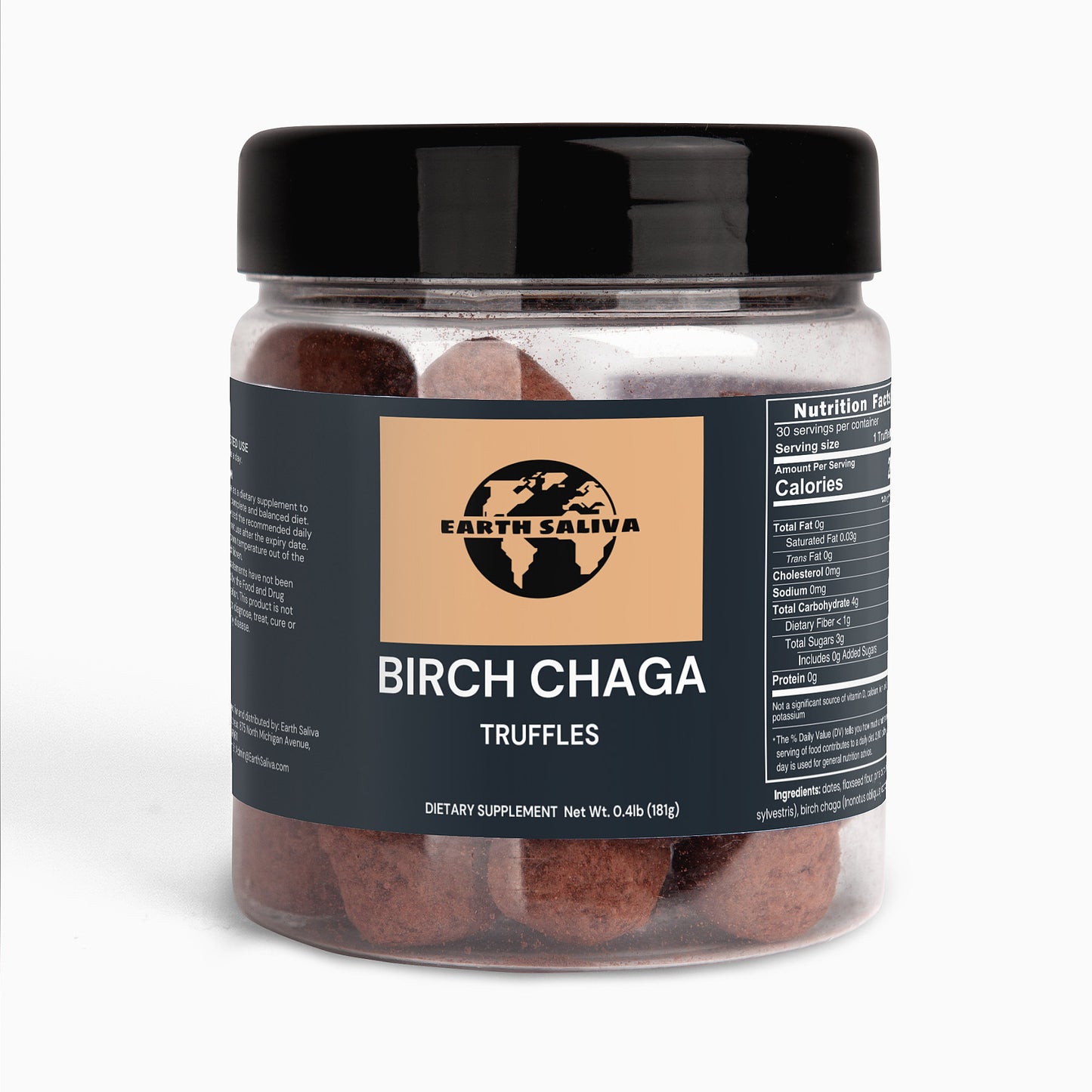 Earth Saliva: Birch Chaga Truffles