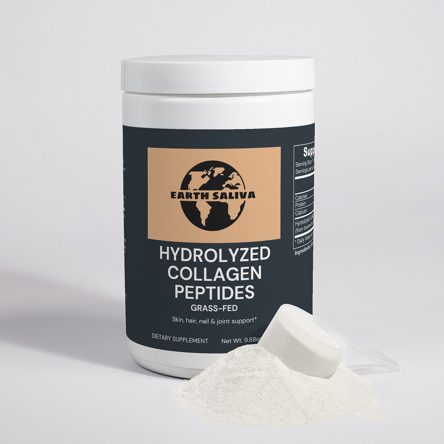 Earth Saliva: Grass-Fed Hydrolyzed Collagen Peptides