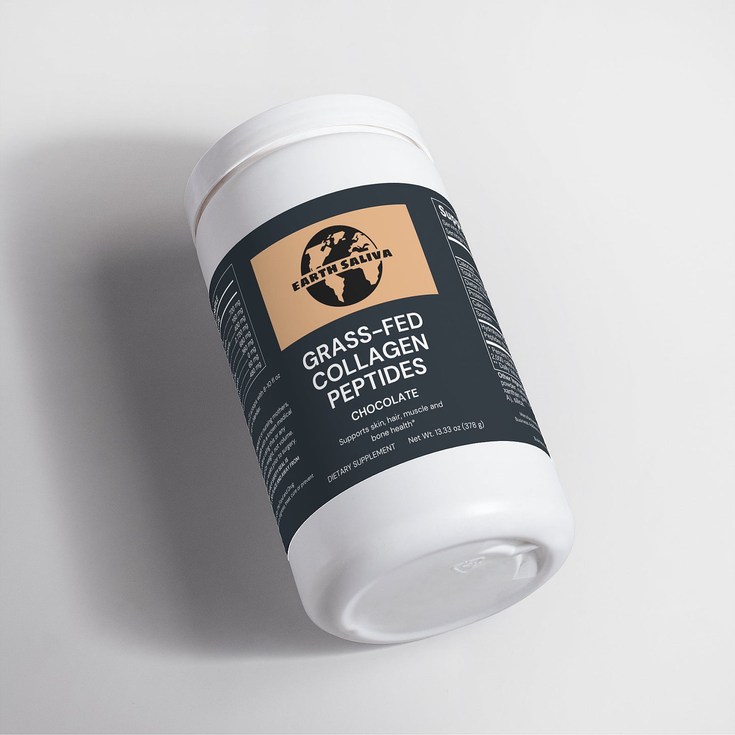 Earth Saliva: Grass-Fed Collagen Peptides Powder (Chocolate)