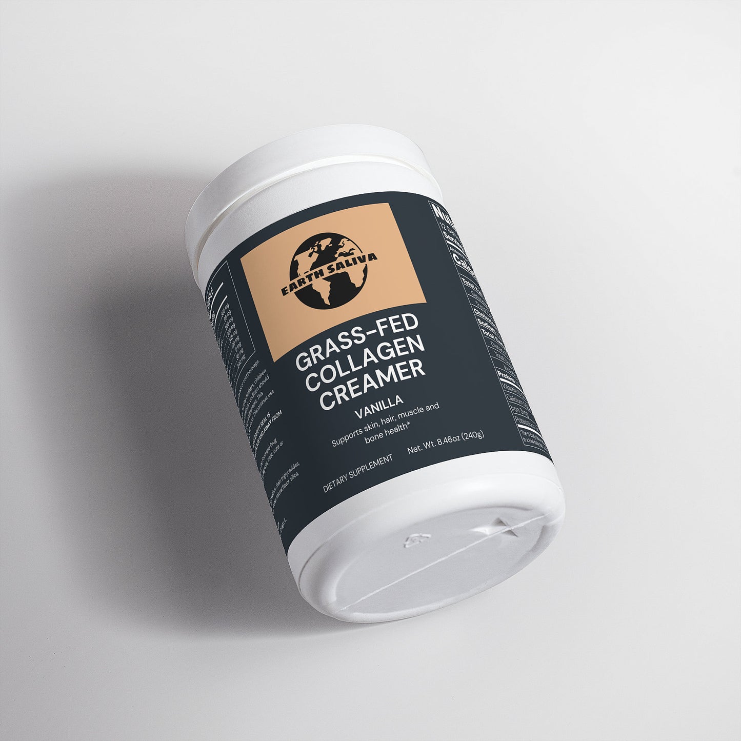 Earth Saliva: Grass-Fed Collagen Creamer (Vanilla)