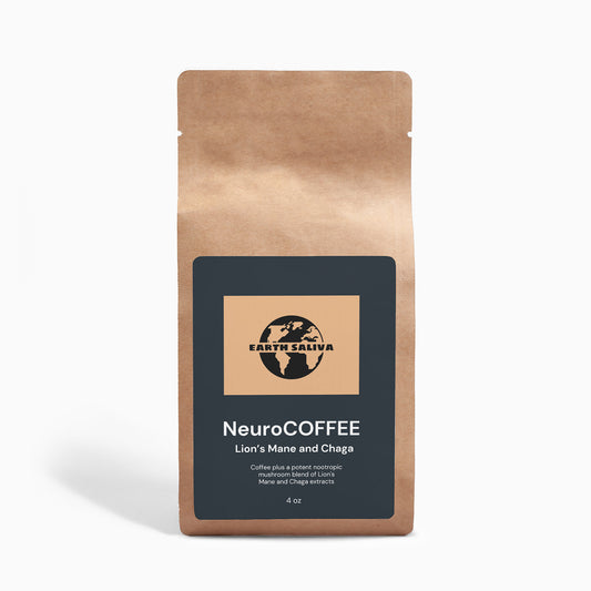 Earth Saliva: NeuroCoffee with Lion’s Mane & Chaga 4oz