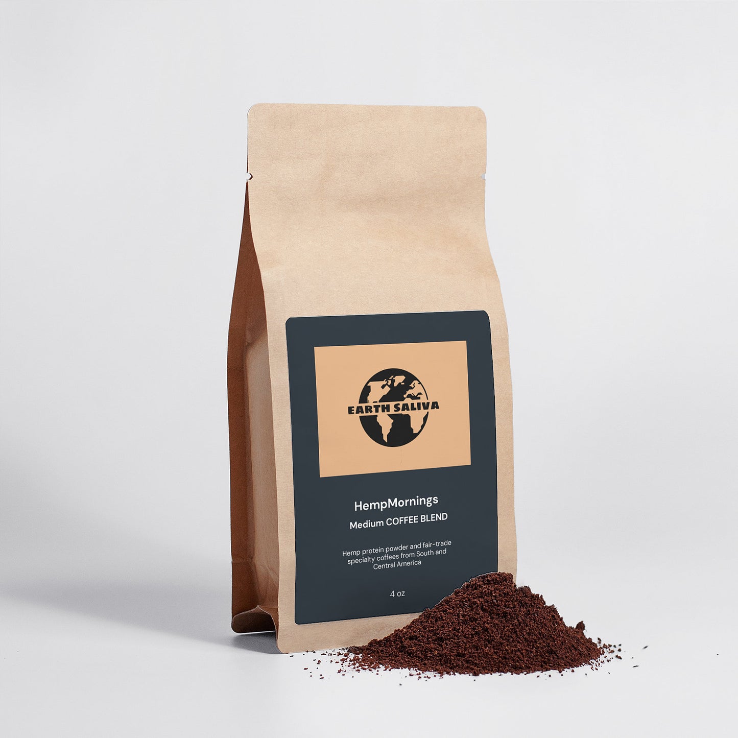 Earth Saliva: HempMornings - Medium Roast 4oz