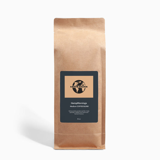 Earth Saliva: HempMornings Medium Roast 16oz