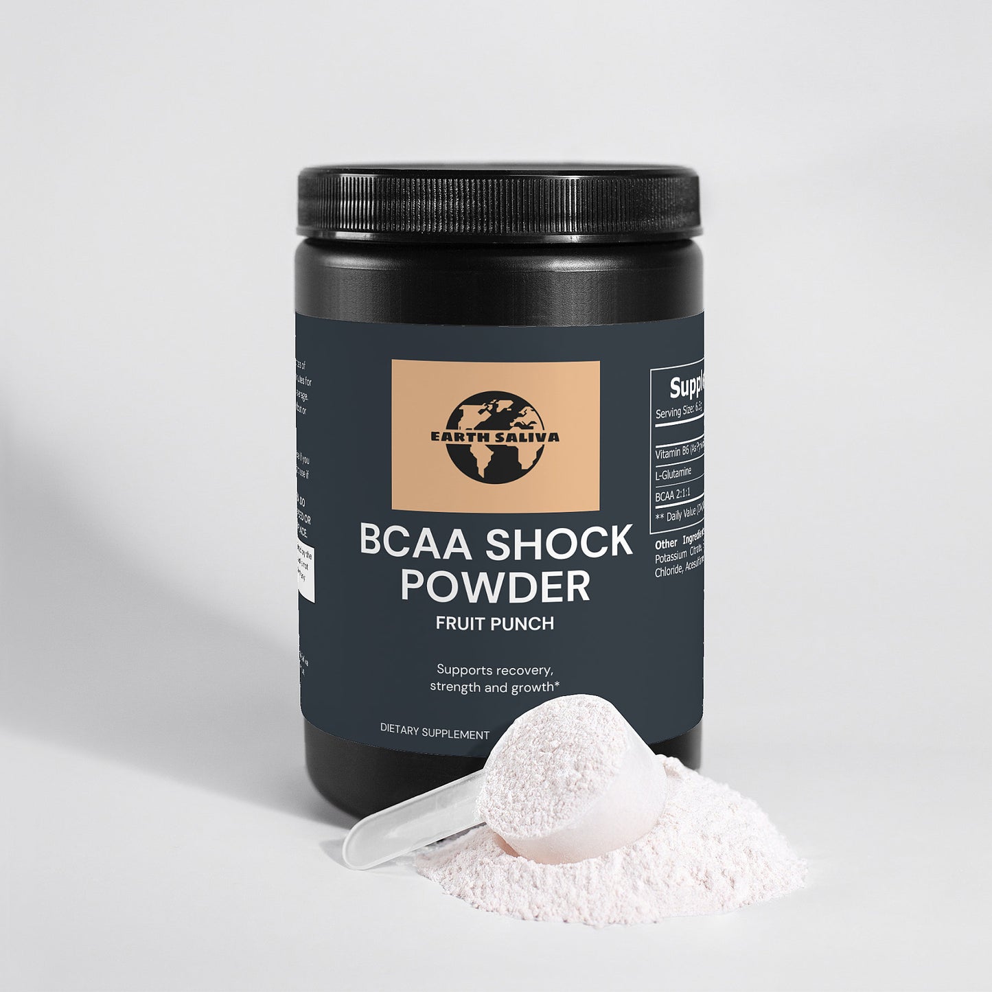 Earth Saliva: BCAA Shock Powder (Fruit Punch)