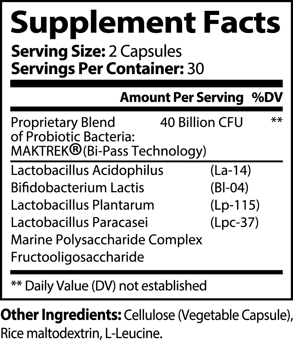 Earth Saliva: Probiotic 40 Billion with Prebiotics