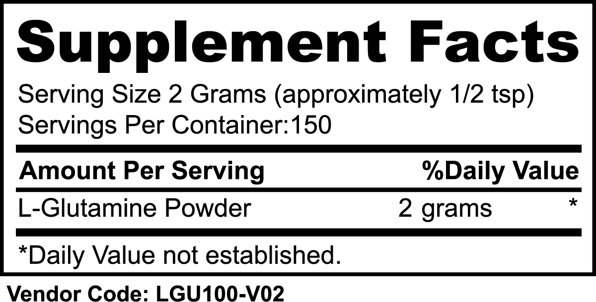 Earth Saliva: L-Glutamine Powder