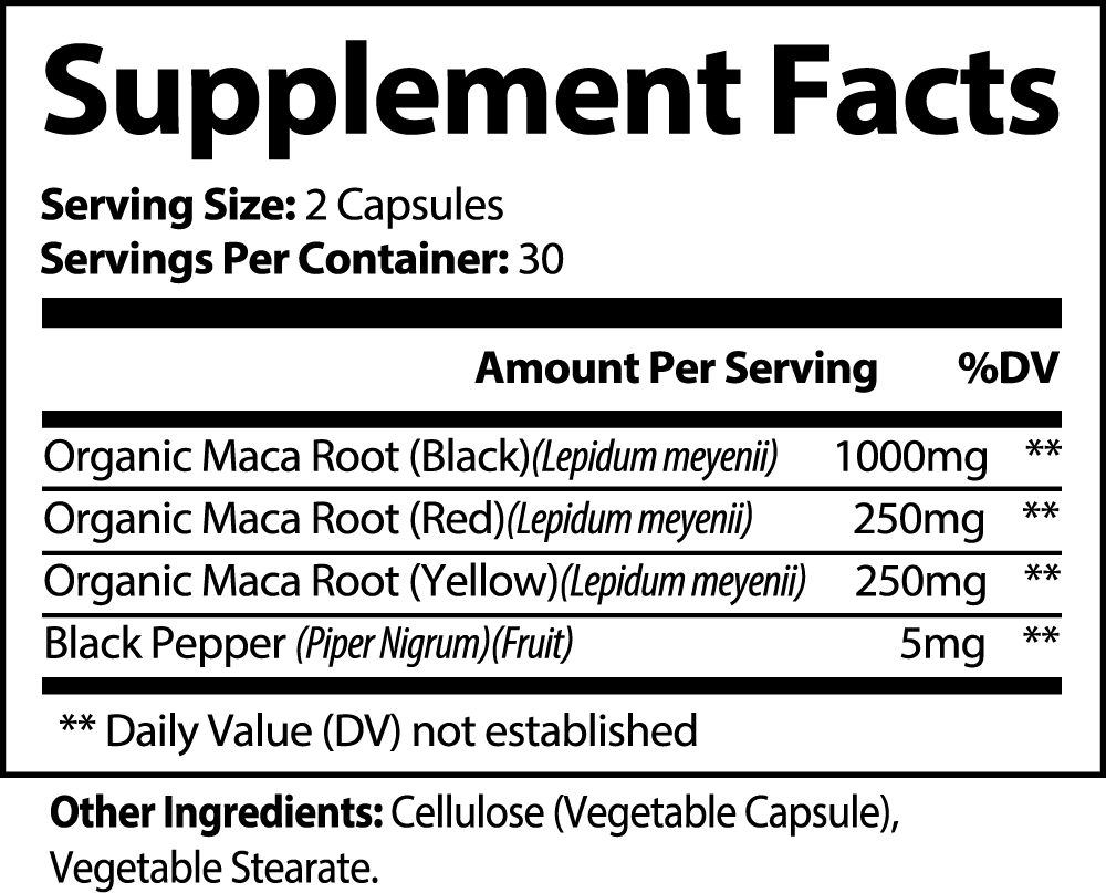 Earth Saliva: Maca Plus