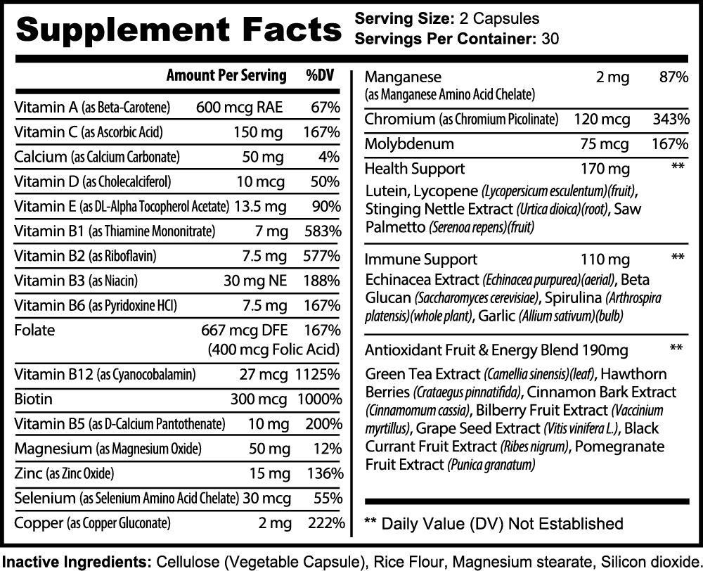 Earth Saliva: Complete Multivitamin