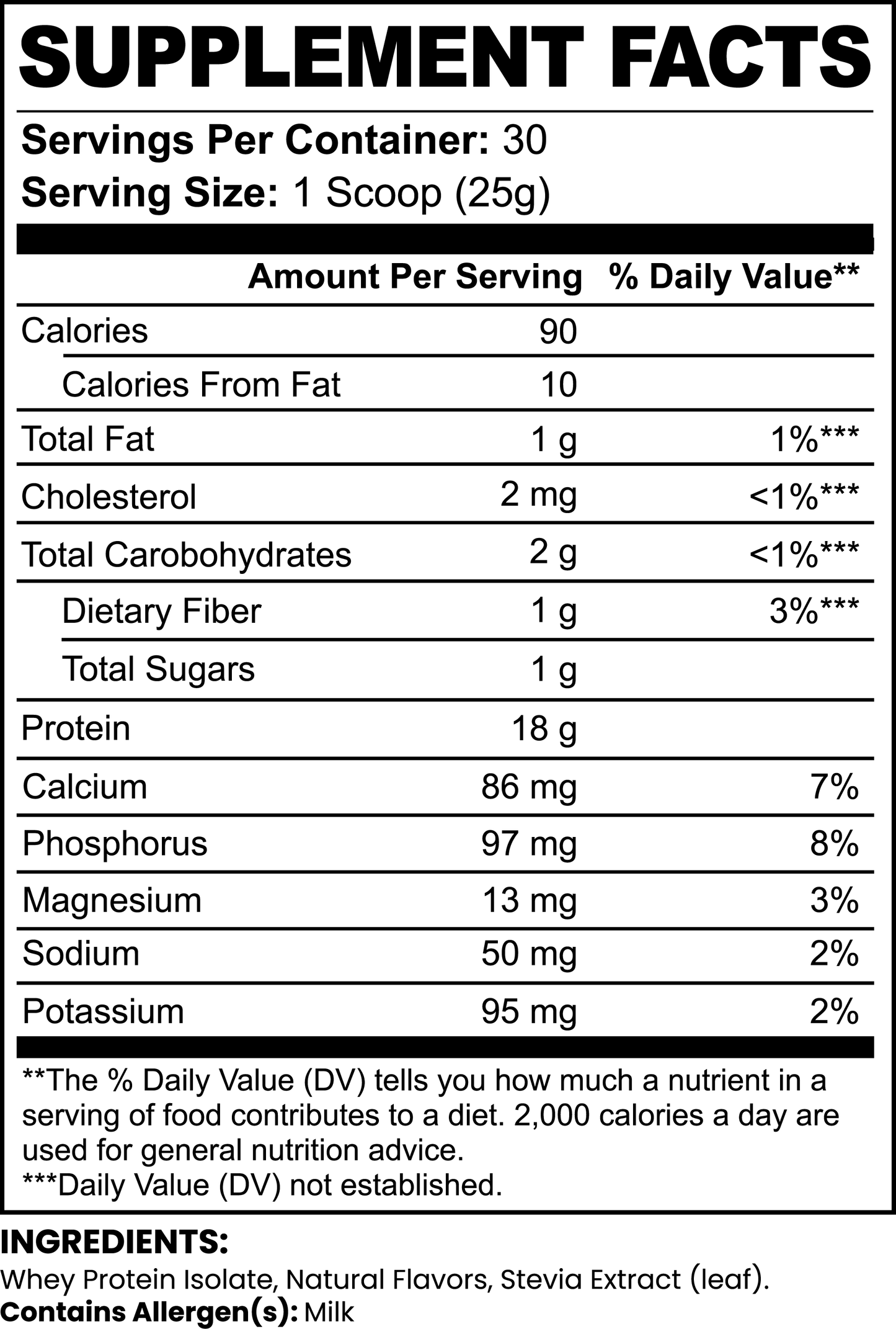 Earth Saliva: Whey Protein Isolate (Chocolate)