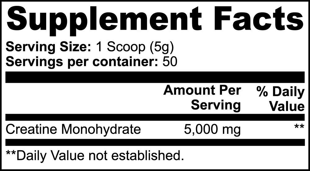 Earth Saliva: Creatine Monohydrate