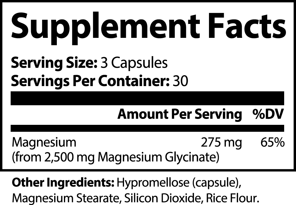 Earth Saliva: Magnesium Glycinate