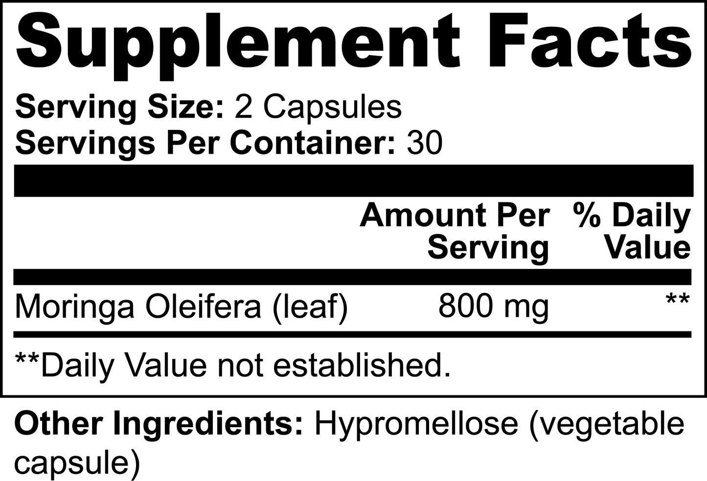 Earth Saliva: Moringa Pure