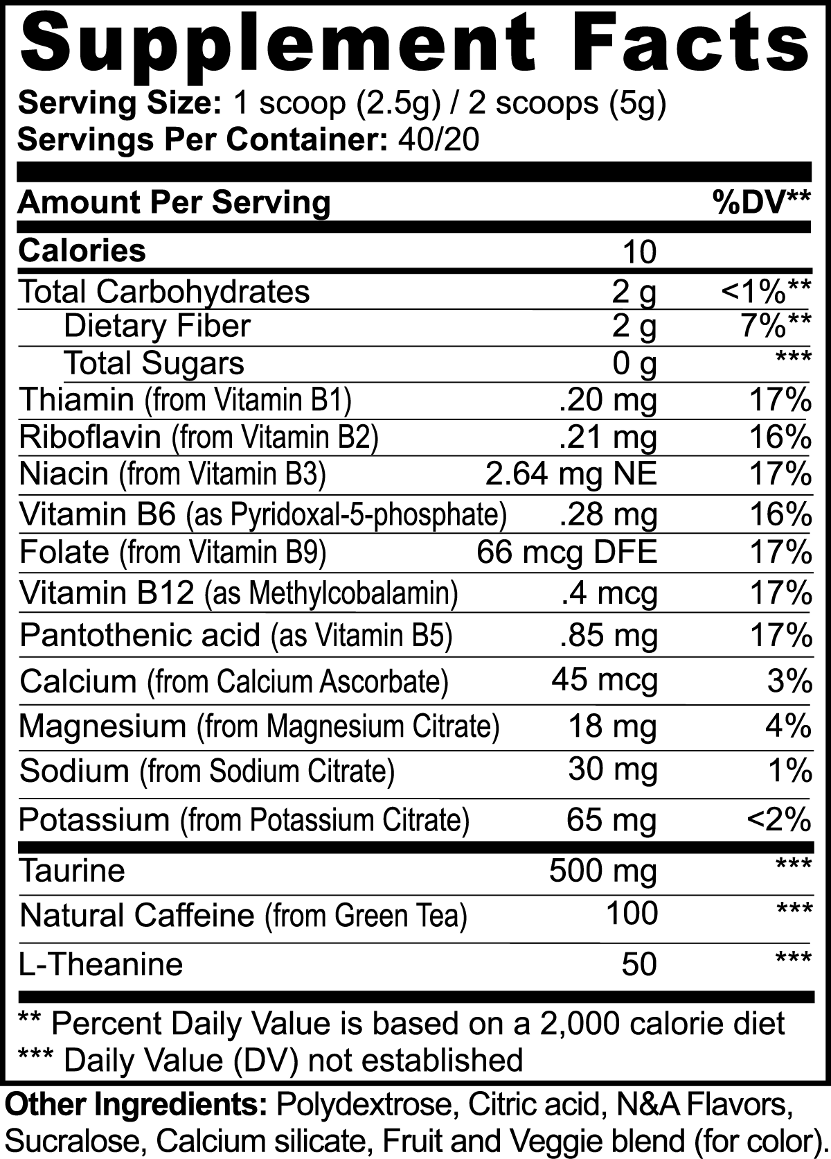 Earth Saliva: Energy Powder (Fruit Punch)