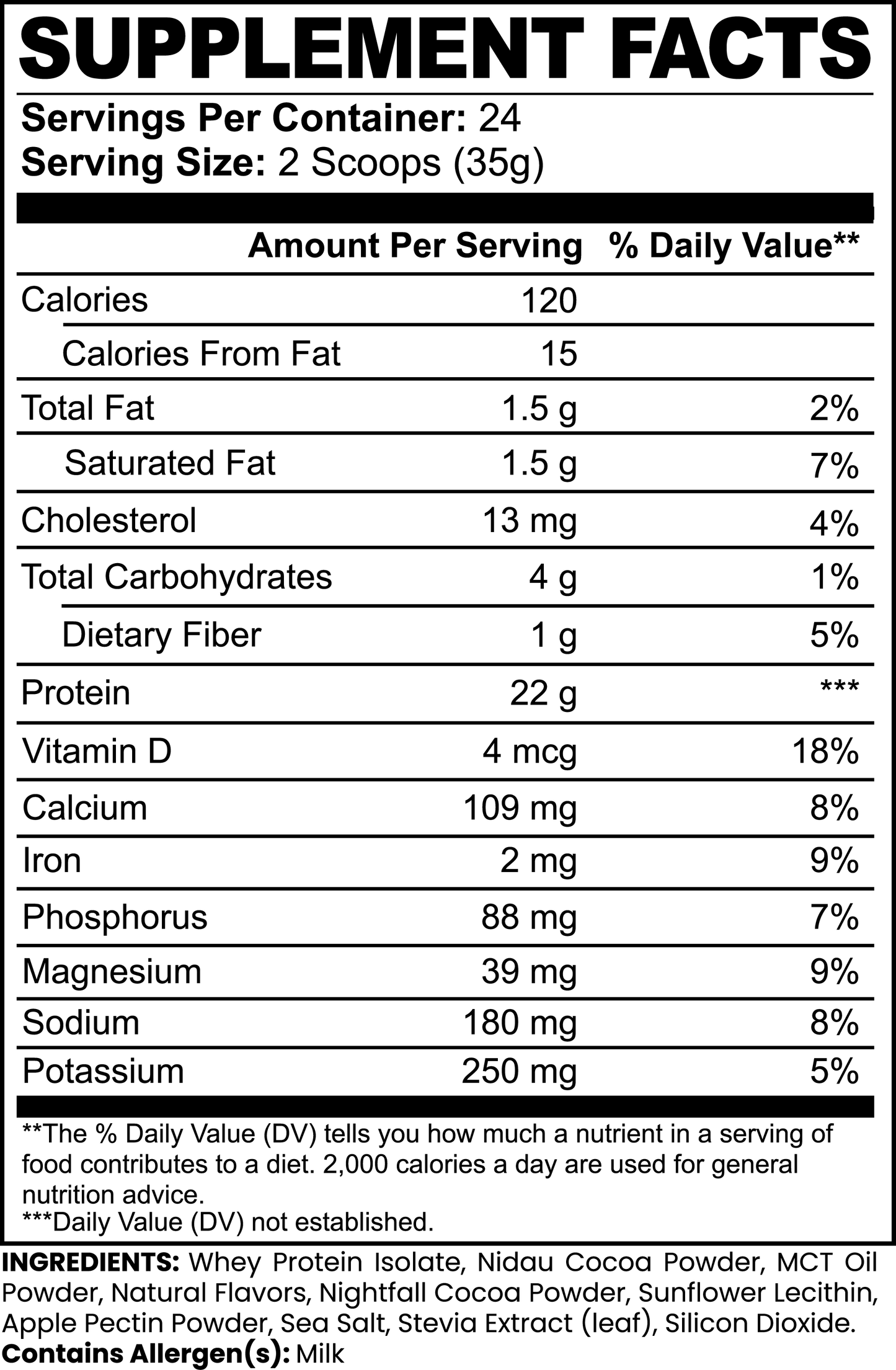 Earth Saliva: Advanced 100% Whey Protein Isolate (Chocolate)