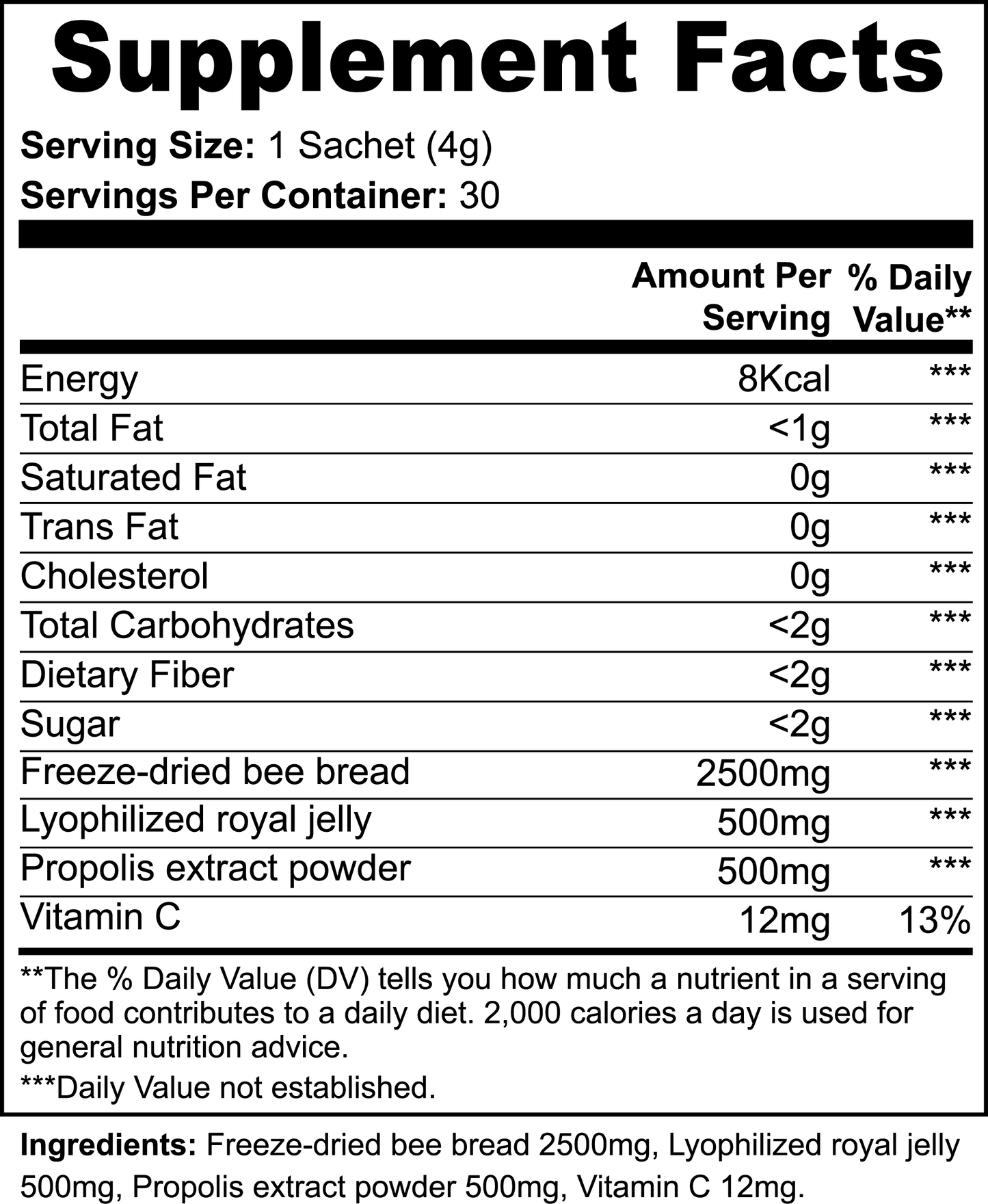 Earth Saliva: Bee Bread Powder